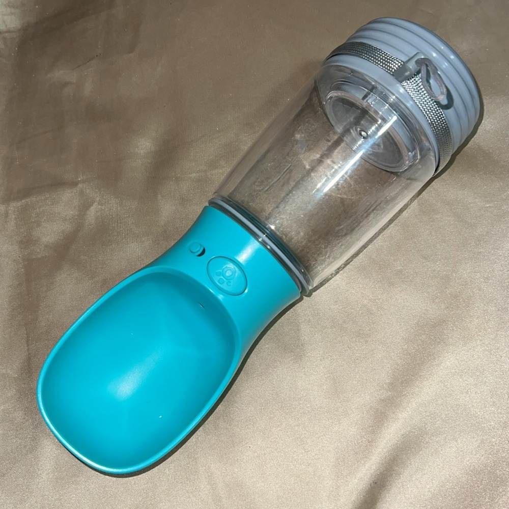 Puppy Travel Water Bottle Bowl NWOT